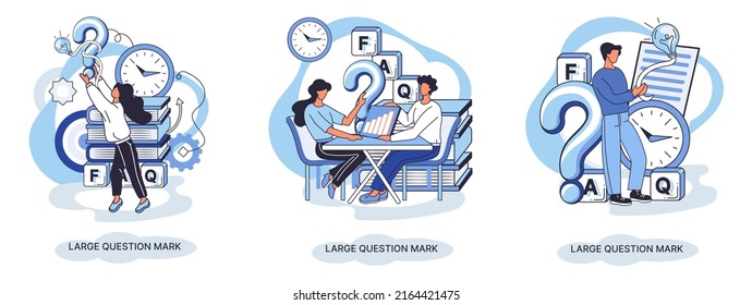 Ladge question mark metaphor. Problem and solution concept, question mark. Ask questions and receive answers. Online support center. Solving complex issues, why sign forum. FAQ frequently asked help