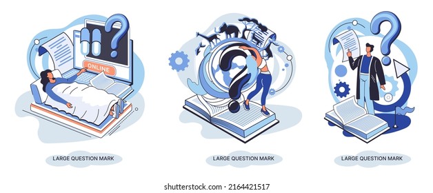 Ladge question mark metaphor. Problem and solution concept, question mark. Ask questions and receive answers. Online support center. Solving complex issues, why sign forum. FAQ frequently asked help