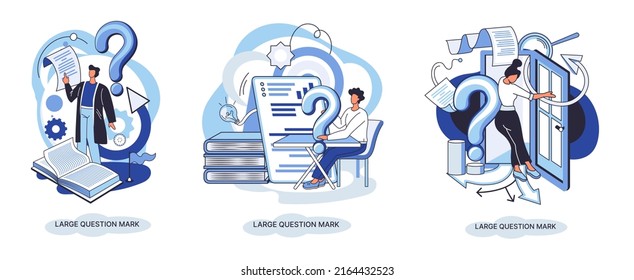 Ladge question mark metaphor. Problem and solution concept, question mark. Ask questions and receive answers. Online support center. Solving complex issues, why sign forum. FAQ frequently asked help