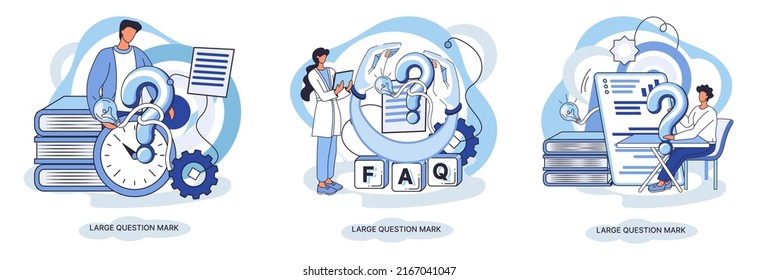 Ladge question mark metaphor. Problem and solution concept, question mark. Ask questions and receive answers. Online support center. Solving complex issues, why sign forum. FAQ frequently asked help