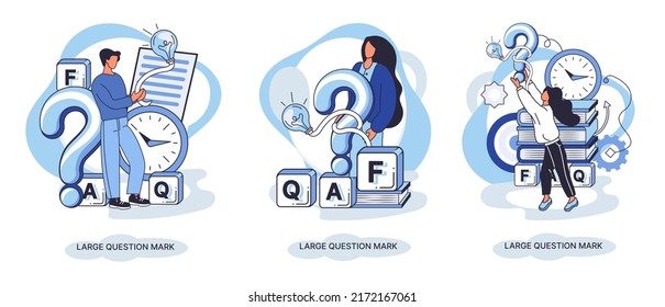 Ladge question mark metaphor. Problem and solution concept, question mark. Ask questions and receive answers. Online support center. Solving complex issues, why sign forum. FAQ frequently asked help