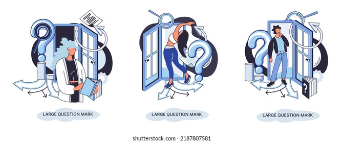 Ladge question mark metaphor. Problem and solution concept, question mark. Ask questions and receive answers. Online support center. Solving complex issues, why sign forum. FAQ frequently asked help