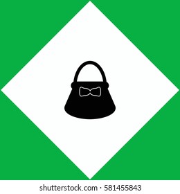 Ladies bag  icon Vector design