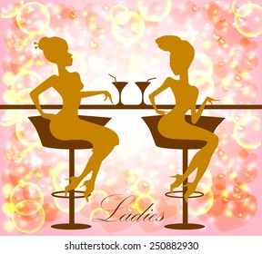 Ladies in cafe