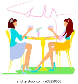 ladies, cafe , cup of tea