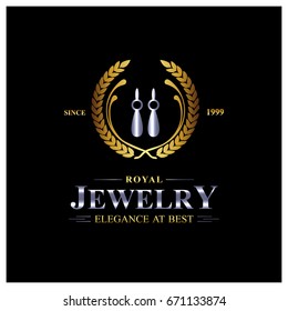Ladies Earings vector logo