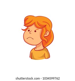 Ladies Expression Vector Illustration