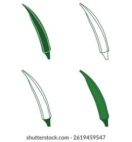 ladies finger ladies finger vector