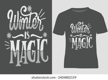 Ladies Gens winter Motivational trending simple  graffiti 
text based eye catchy fashion creative
design on black or white t- shirt, vector, illustrat