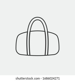 ladies hand bag vector icon fashion and shopping