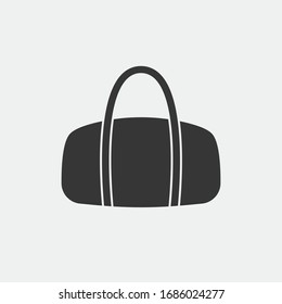ladies hand bag vector icon fashion and shopping