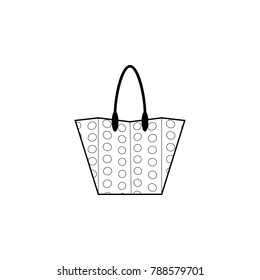 ladies handbag icon. Bags element icon. Premium quality graphic design. Signs, outline symbols collection icon for websites, web design, mobile app, info graphics on white background