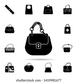 ladies handbag icon. Universal set of bags for website design and development, app development