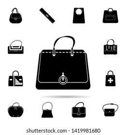 ladies handbag icon. Universal set of bags for website design and development, app development