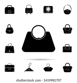 ladies handbag icon. Universal set of bags for website design and development, app development