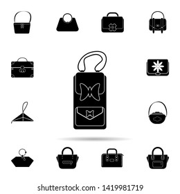 ladies handbag icon. Universal set of bags for website design and development, app development