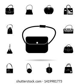 ladies handbag icon. Universal set of bags for website design and development, app development