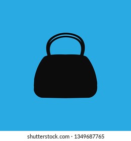 ladies handbag icon vector