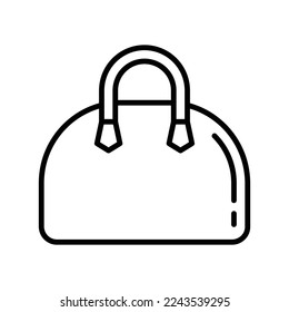 Ladies handbag icon vector design template