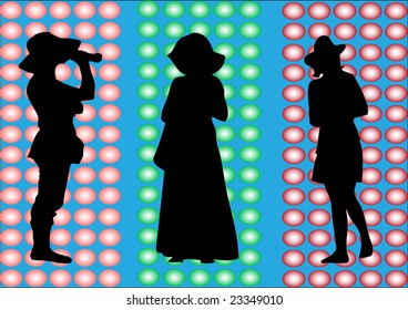 Ladies with hat