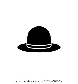Ladies hat icon. Element of clothes and accessories. Premium quality graphic design icon. Signs and symbols collection icon for websites, web design, mobile app on white background