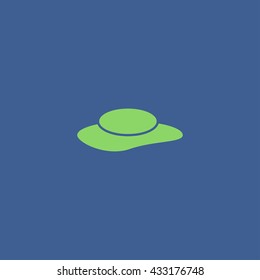 ladies hats. Flat design style eps 10