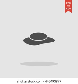 ladies hats. Flat design style eps 10