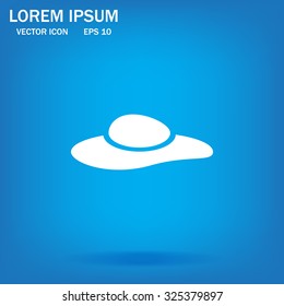 ladies' hats, web icon. vector design