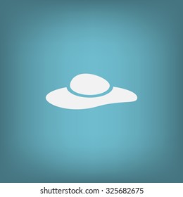 ladies' hats, web icon. vector design
