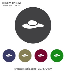 ladies' hats, web icon. vector design