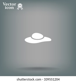 ladies' hats, web icon. vector design