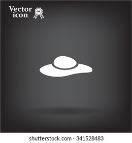 ladies' hats, web icon. vector design