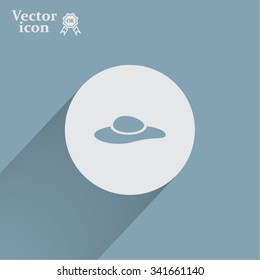 ladies' hats, web icon. vector design