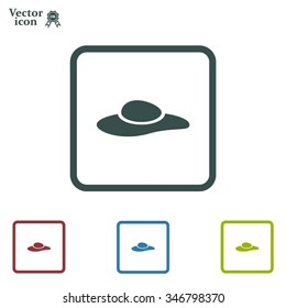 ladies' hats, web icon. vector design