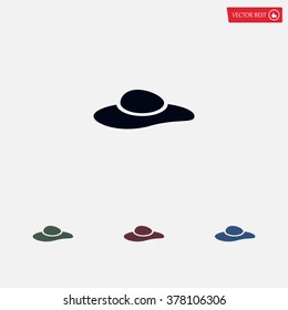 ladies' hats, web icon. vector design