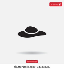 ladies' hats, web icon. vector design