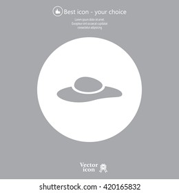 ladies' hats, web icon. vector design