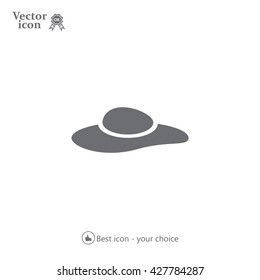 ladies' hats, web icon. vector design