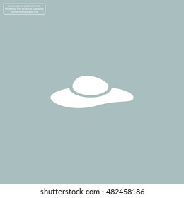 ladies' hats, web icon. vector design