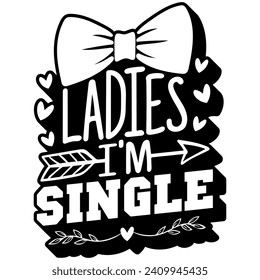 ladies im single valentines black vector graphic design and cut file