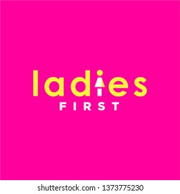 Ladies Logo Design Inspiration . Ladies First Logo Design Inspiration