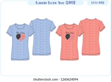 Ladies Long Top