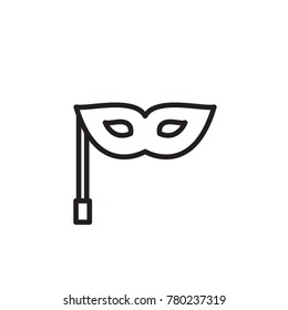 ladies mask icon