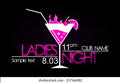 Ladies night banner