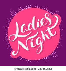 Ladies Night Banner.