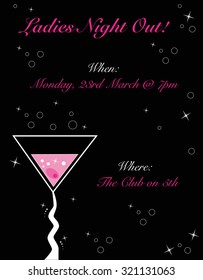 Ladies Night Out Invitation