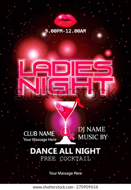 Ladies night poster
