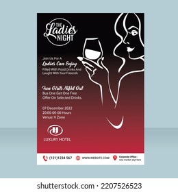 Ladies Night Party Flyer Template