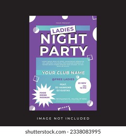 Ladies Night Party Flyer Template