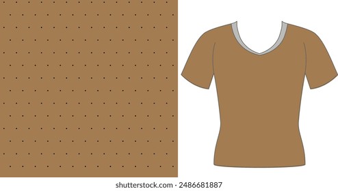 Ladies polka dot ring circle on background for backdrop and wallpaper template. repeat seamless style design for fabric printing